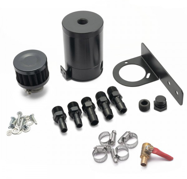 Image of SK-Import Oil Catch Can Kit 350ml Aluminium