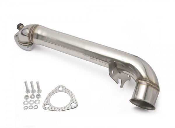 Image of SK-Import Catless Downpipe 63mm Roestvrij Staal Mini,Peugeot,Citroen
