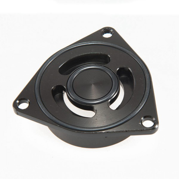 Image of SK-Import Blow Off Valve Adapter Zwart 56mm Aluminium Hyundai Genesis