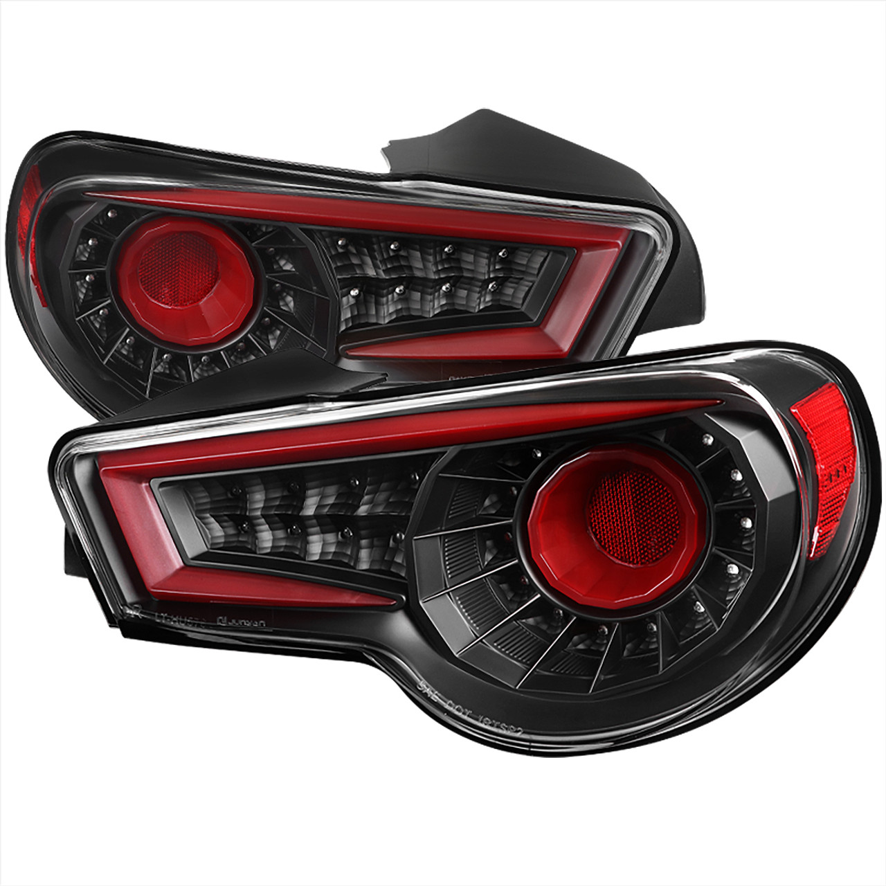 Image of SK-Import Achterlichten Met sequentiële richtingaanwijzers Black Housing Heldere Lens Toyota, Subaru