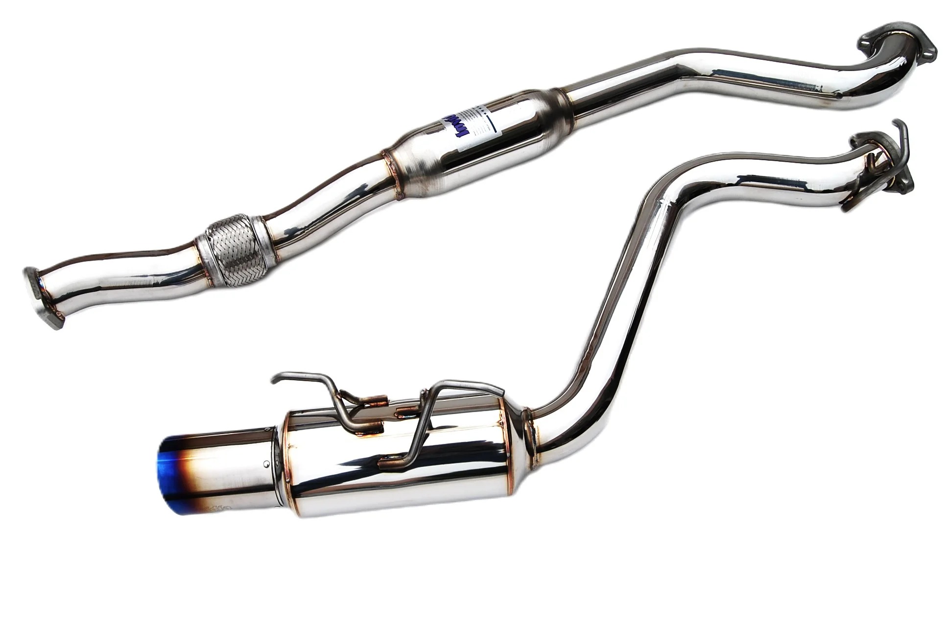 Image of Invidia Cat-back Uitlaatsysteem N1 Titanium Tip 76mm Roestvrij Staal Subaru Impreza