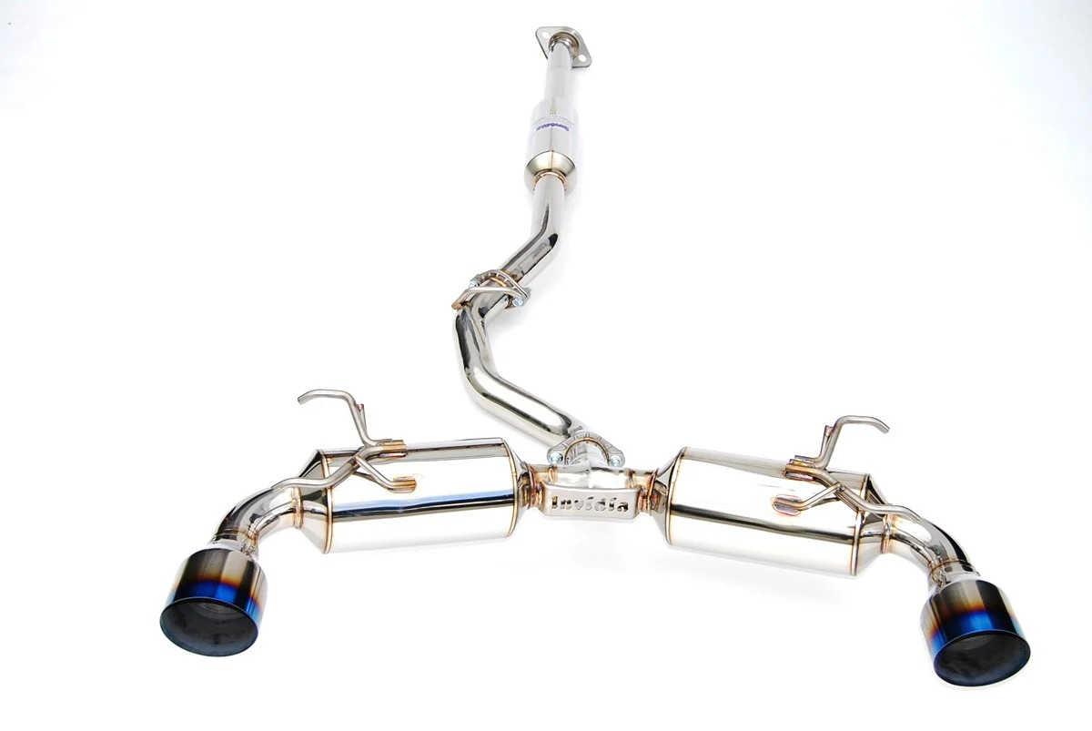 Image of Invidia Cat-back Uitlaatsysteem N2 Titanium Enkelwandig Uitlaat Tip Cover 60mm Roestvrij Staal Subaru,Toyota