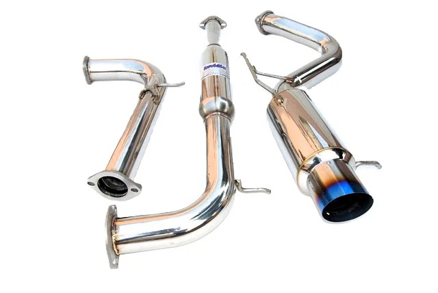 Invidia Cat-back Uitlaatsysteem N1 Titanium Enkelwandig Uitlaat Tip Cover 70mm Roestvrij Staal Mitsubishi Eclipse