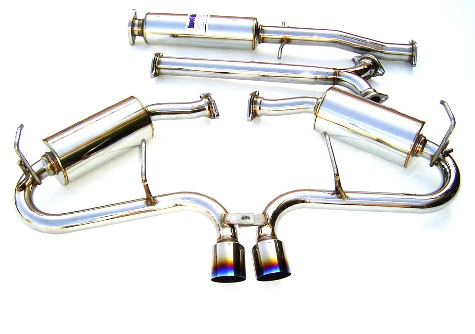 Image of Invidia Cat-back Uitlaatsysteem Titanium Tip 60mm Roestvrij Staal Mini Cooper Cooper S