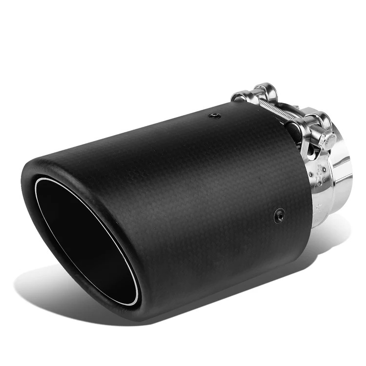 Image of J2 Engineering Uitlaat Sierstuk Carbon Roestvrij Staal
