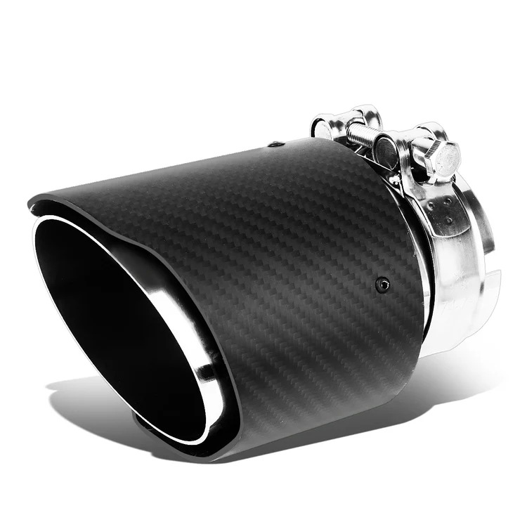 Image of J2 Engineering Uitlaat Sierstuk Carbon Roestvrij Staal