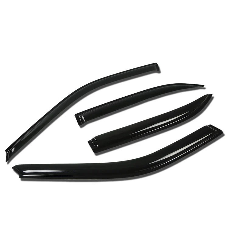 Image of SK-Import Voor en Achter Zijwindscherm Plak 4-Deurs Smoke Acryl Honda Civic