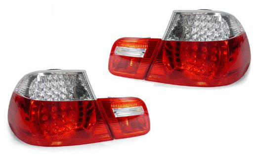 Image of DEPO Achter Achterlicht LED Rood Heldere Lens BMW 3-serie