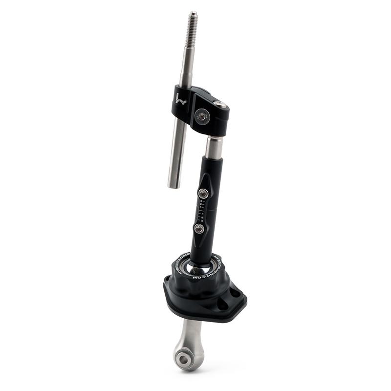 Image of Hybrid Racing Short Shifter Verstelbaar Zwart Honda Civic,CRX,Del Sol