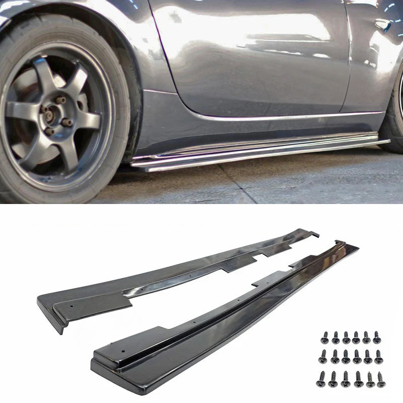 Image of PU Design Side Skirts Zwart Polyurethane Mazda MX-5