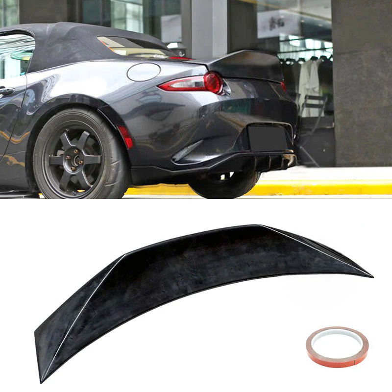 Image of PU Design Achter Ducktail Spoiler Zwart Polyurethane Mazda MX-5