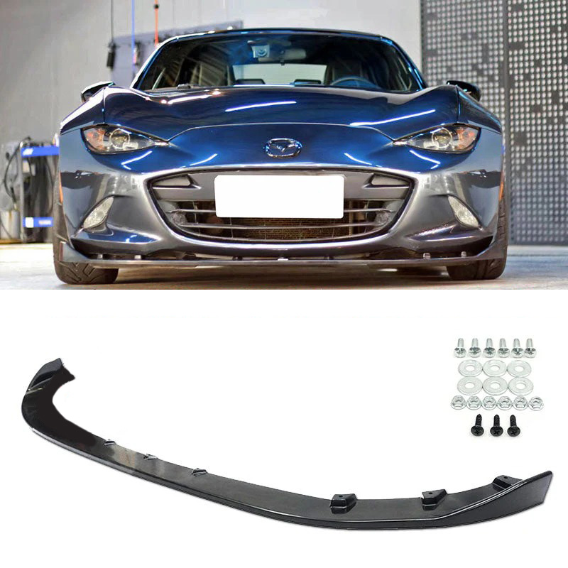 Image of PU Design Voor Bumper Lip Zwart Polyurethane Mazda MX-5