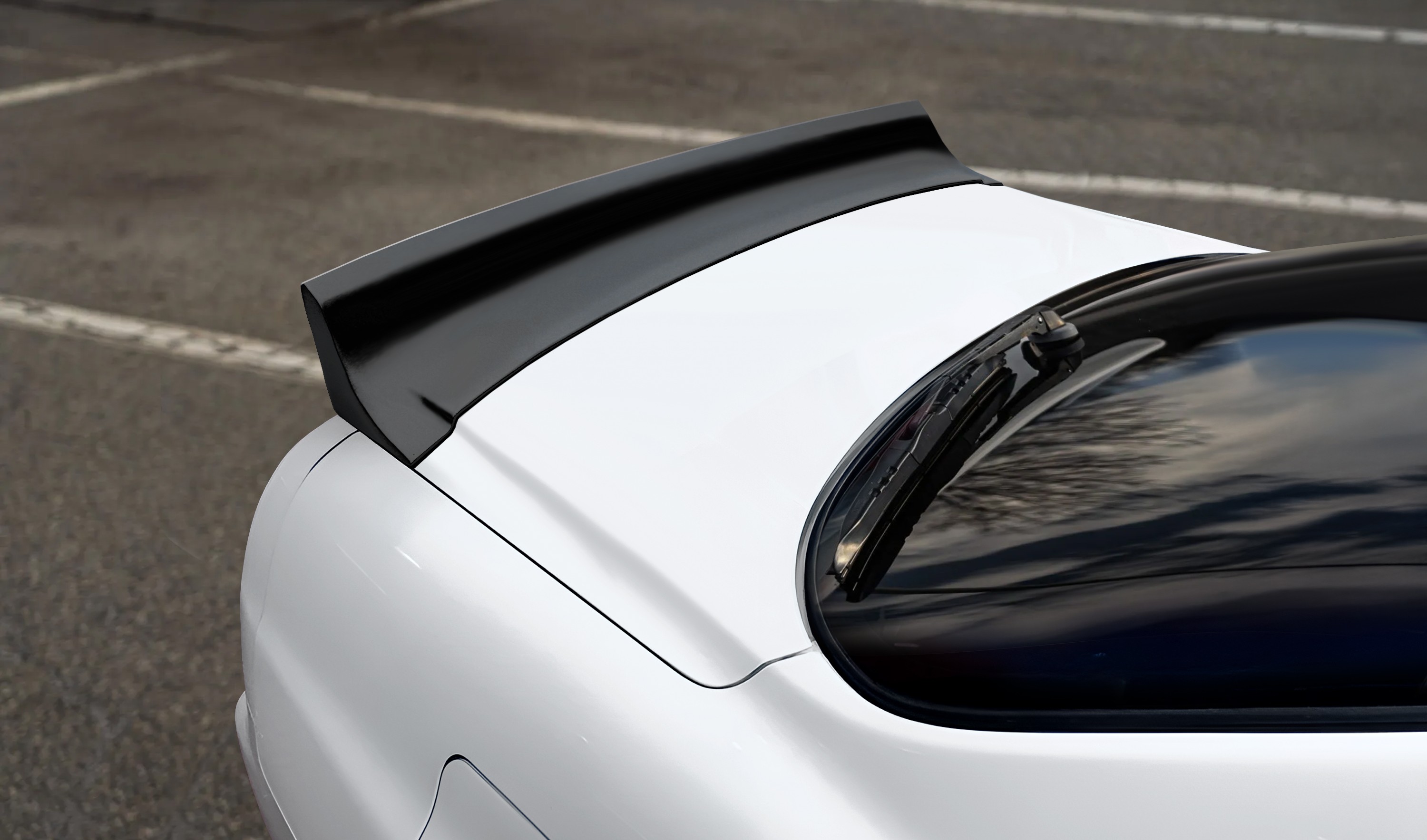 Image of ABS Dynamics Achter Koffer Spoiler Zwart ABS Plastic Nissan Skyline
