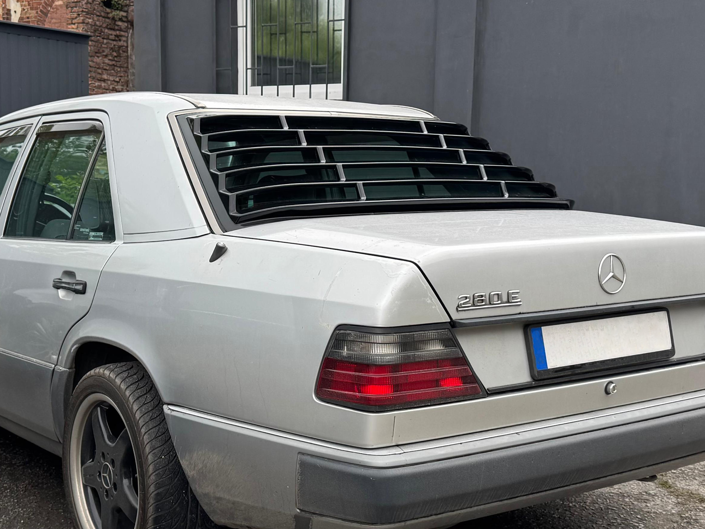 Image of ABS Dynamics Window Louvers Zwart ABS Plastic Mercedes E-Class