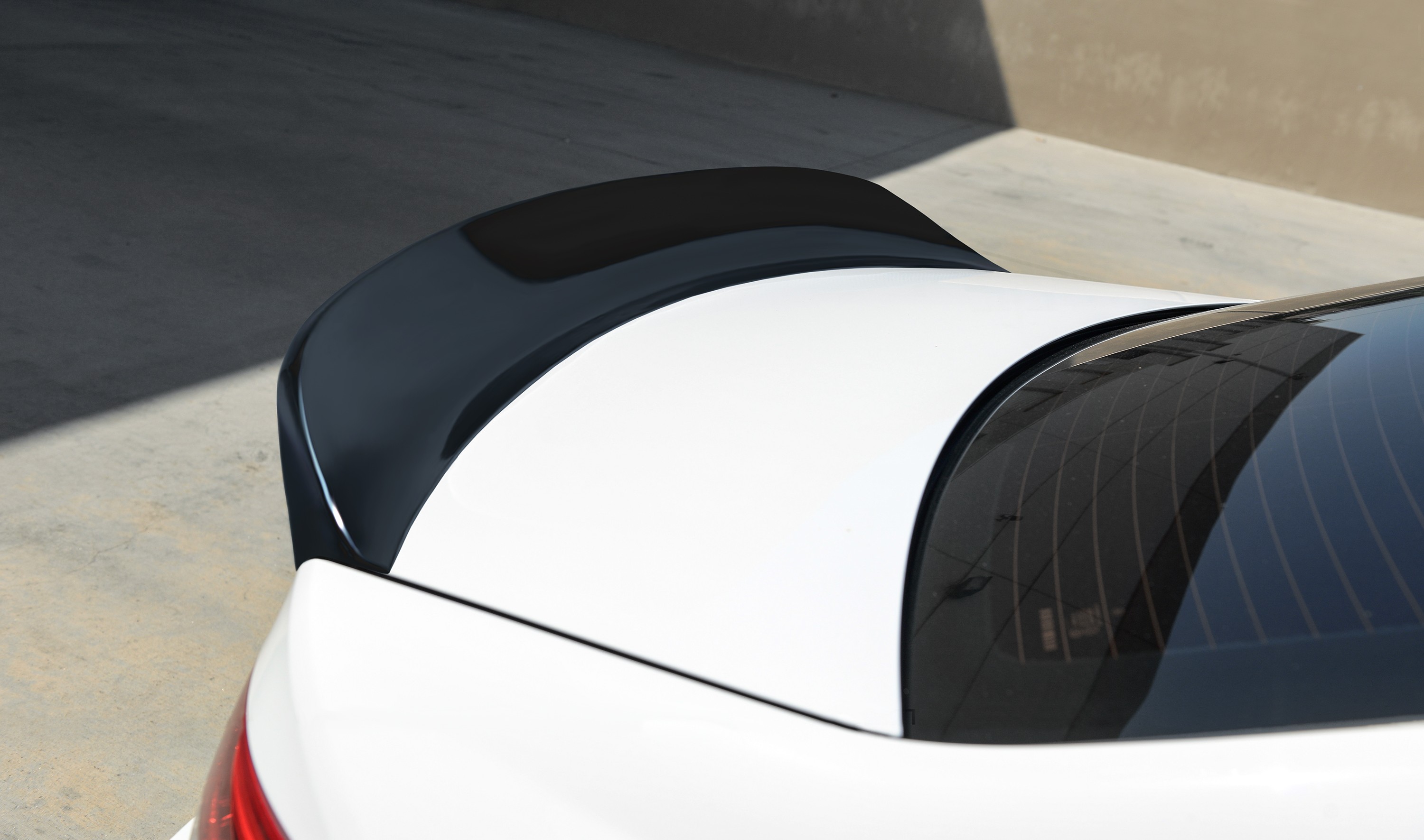 Image of ABS Dynamics Achter Koffer Spoiler Zwart ABS Plastic Mercedes C-Class
