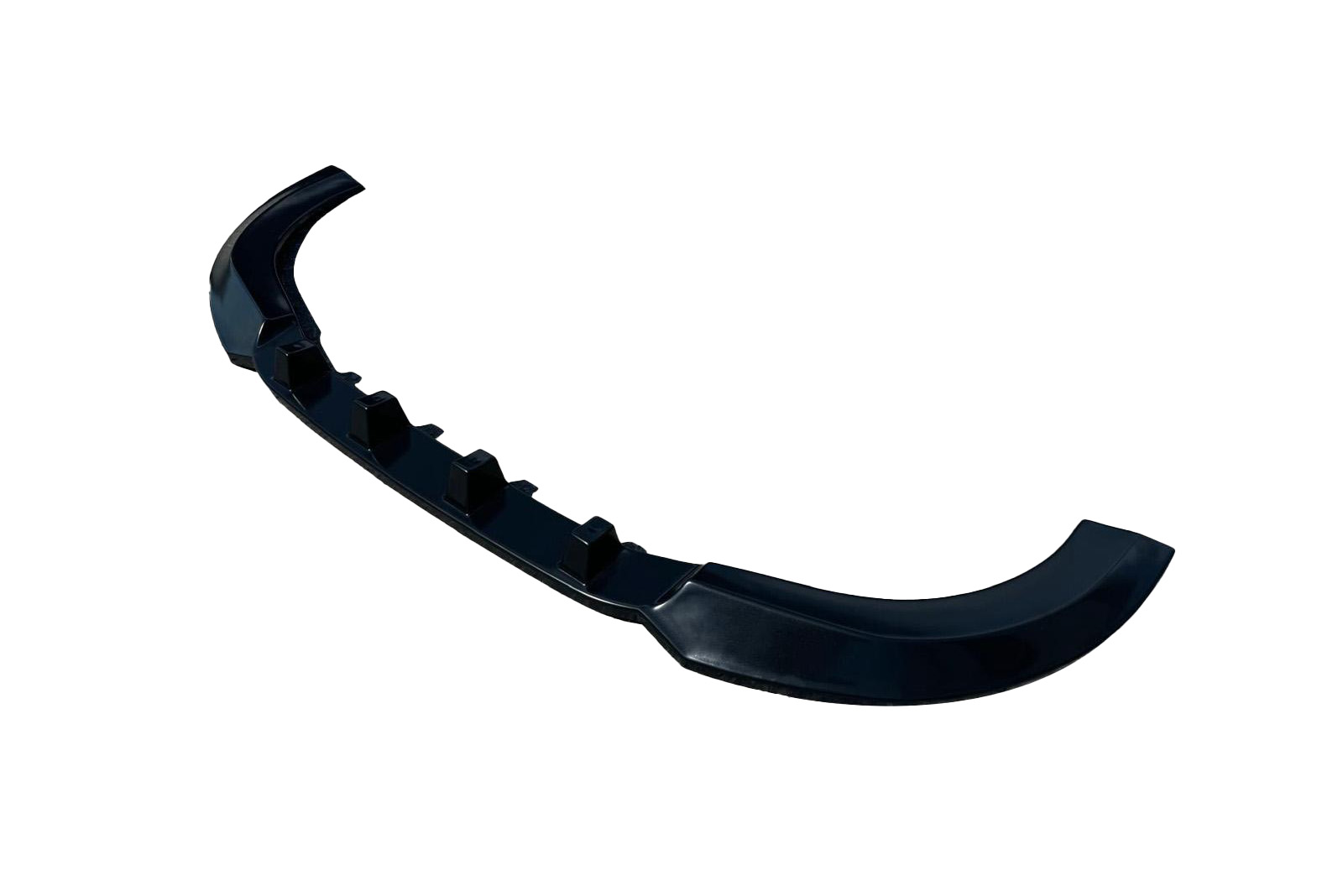 Image of ABS Dynamics Voor Bumper Lip Zwart ABS Plastic Ford Transit