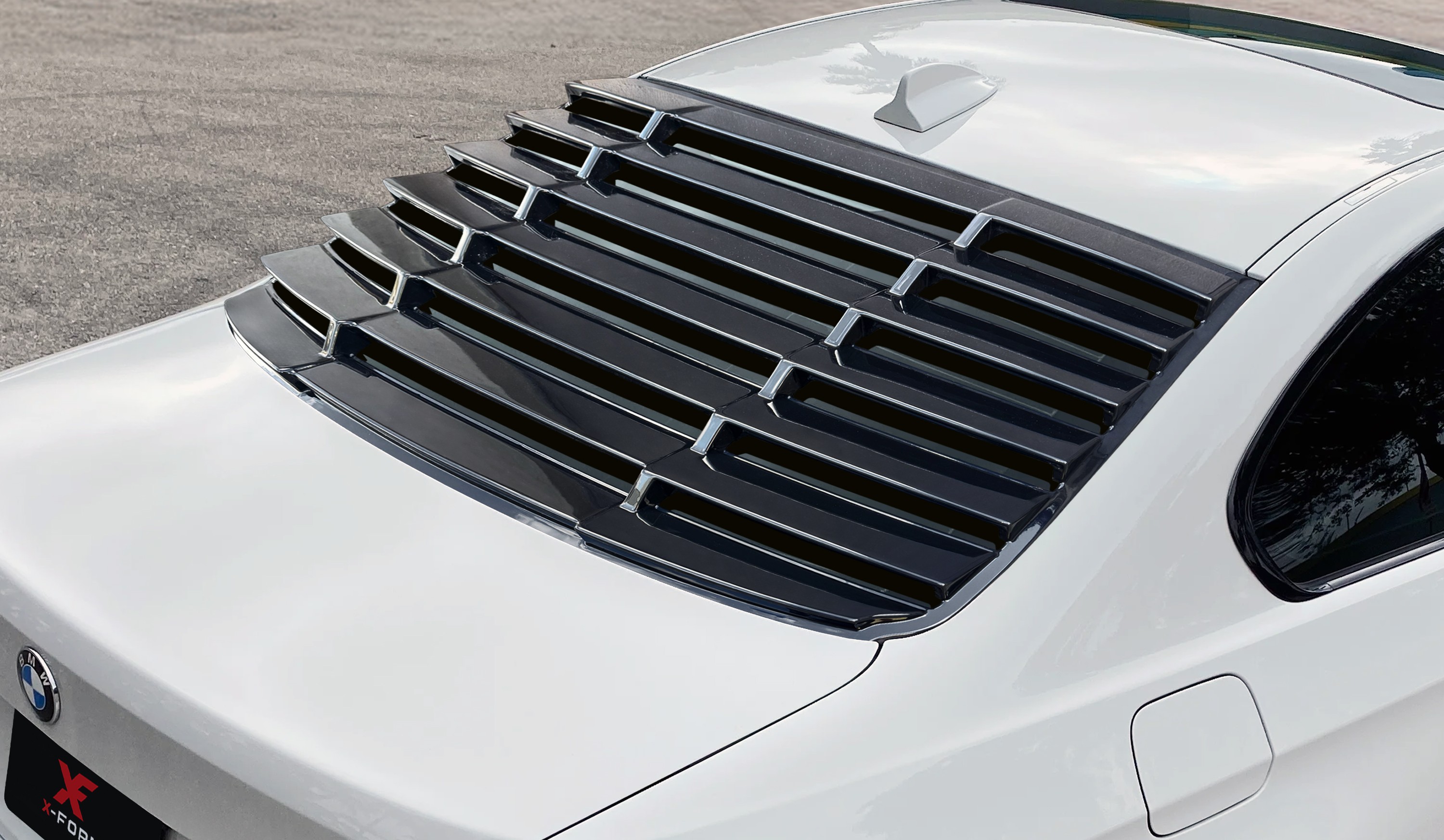 Image of ABS Dynamics Window Louvers Zwart ABS Plastic BMW 3-serie