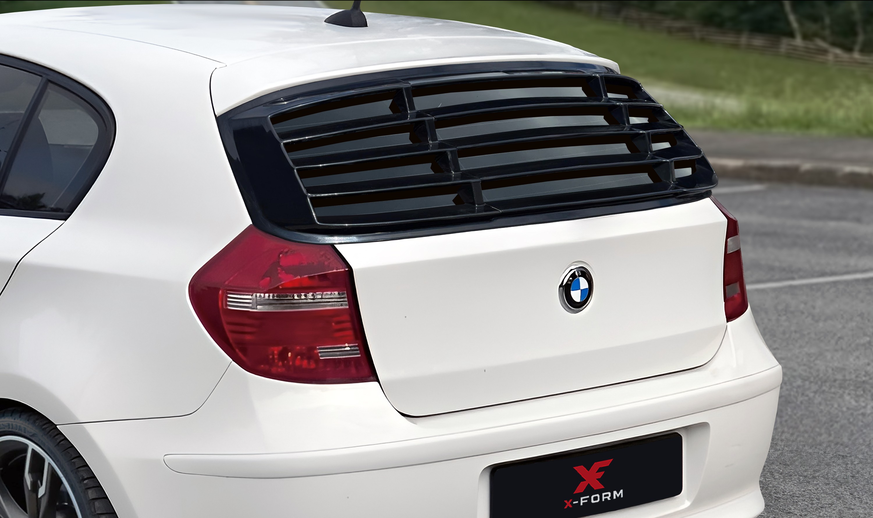 Image of ABS Dynamics Window Louvers Zwart ABS Plastic BMW 1 Serie