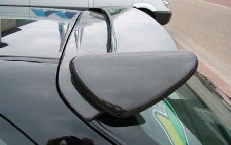 Image of Full Carbon Achter Spoiler Type R Style Met Remlicht Carbon Honda Civic