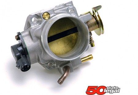 Image of Edelbrock Gasklep Performer X Zilver 65mm Aluminium Honda Civic,CRX,Del Sol