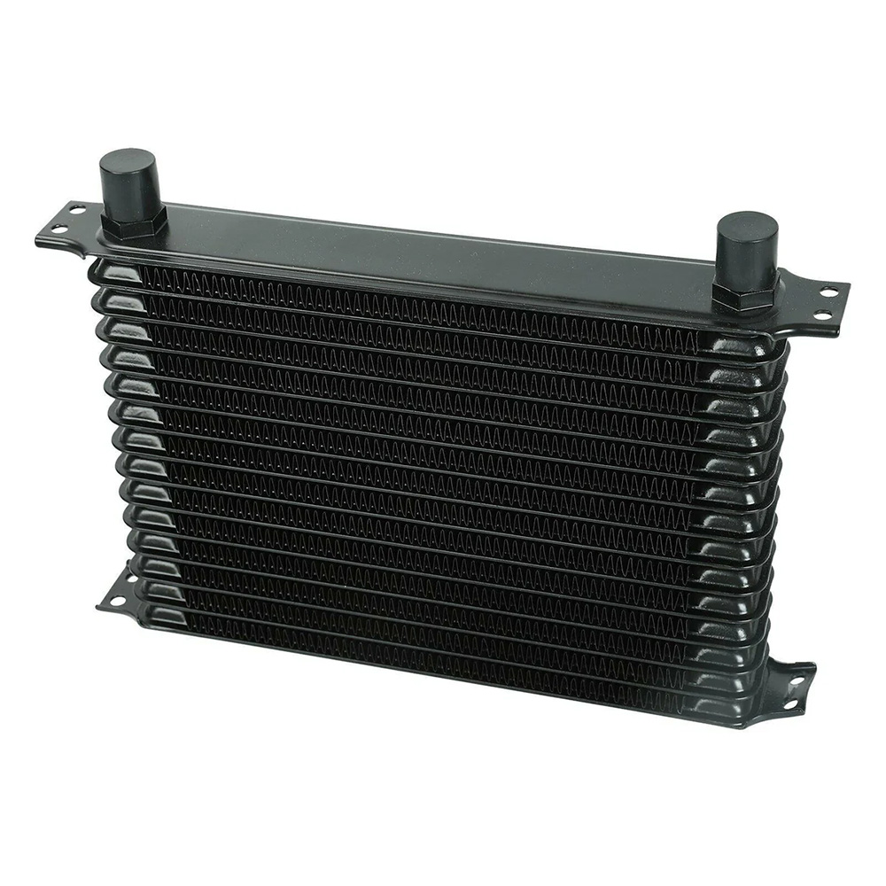 Image of SK-Import Oliekoeler Zwart 15 Rijen -10 AN Aluminium