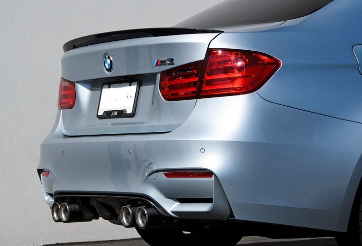 Image of CarbonWorks Achter Diffuser Carbon BMW 3-serie,4-serie