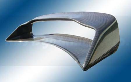 Image of AeroworkS Achter Spoiler Carbon Subaru Impreza