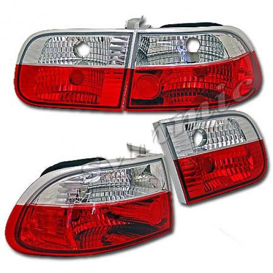 Image of Sonar Achterlicht Rood Glas Honda Civic