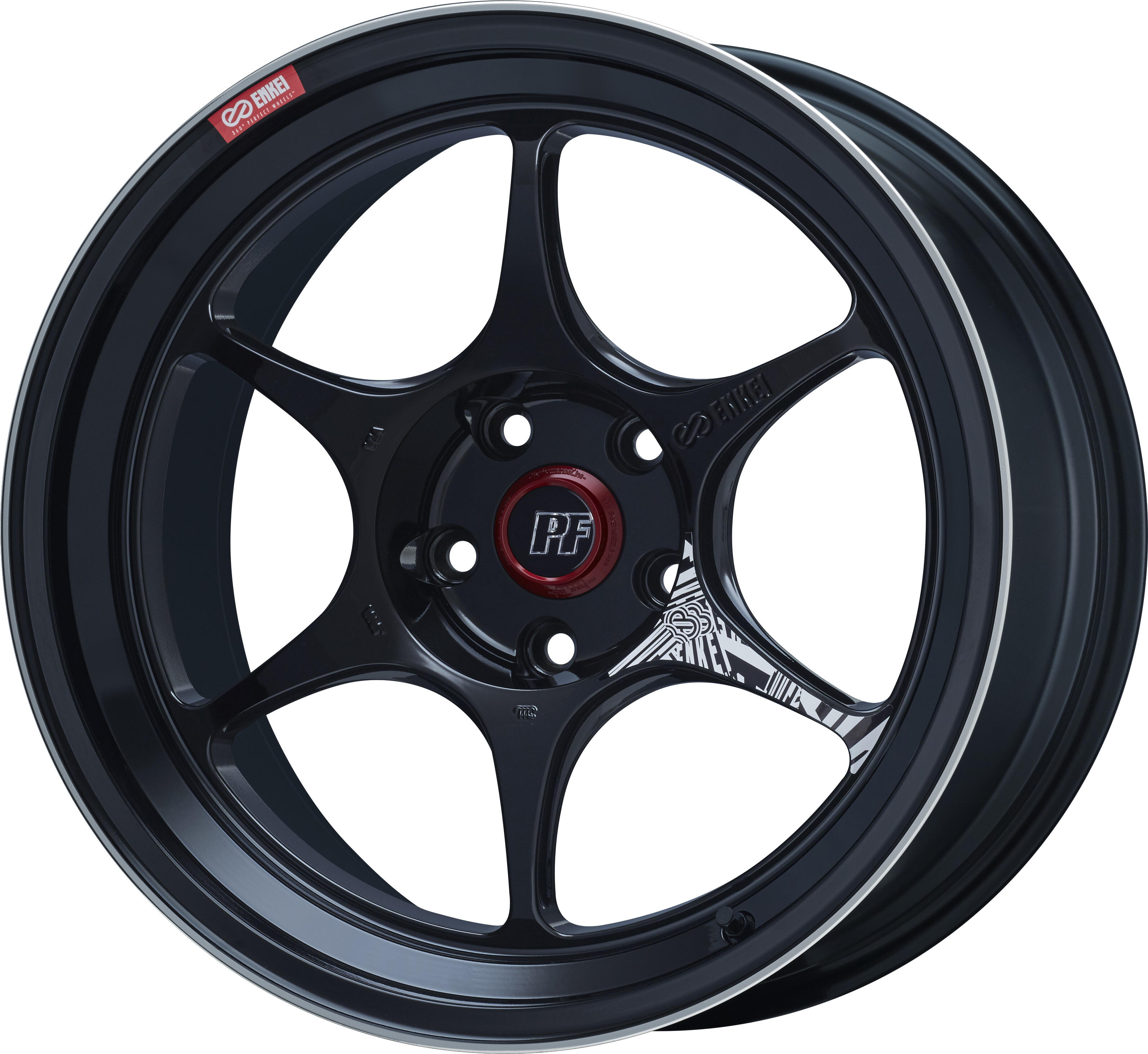 Image of Enkei PF06 Velgen 18 Inch 10J ET40 5x114.3 Black Machined Face