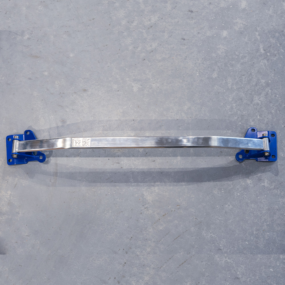 Image of M2 Motorsport Voor Veerpootbrug Zilver - Blauw Aluminium Nissan 350Z