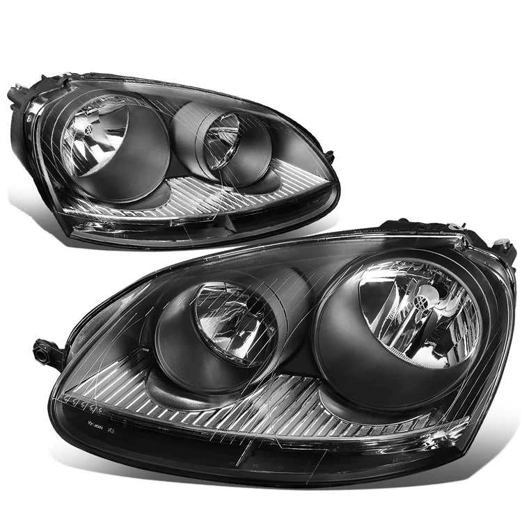 Image of SK-Import Koplampen Factory Style Black Housing Volkswagen Jetta