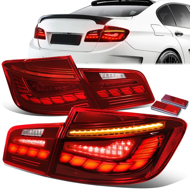 Image of SK-Import Achterlichten Rood Glas BMW 5-serie