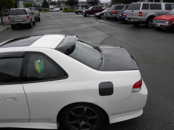Image of SK-Import Achter Windscherm Smoke Kunststof Honda Prelude