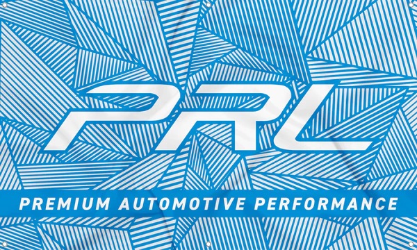 Image of PRL Motorsport Vlag Blauw Polyester