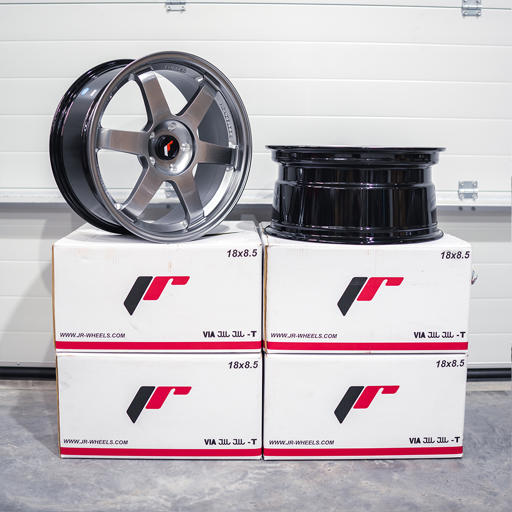 Image of JR-Wheels JR3 TWEEDE KANS Velgen 18 Inch 8.5J ET40 5x114.3 Hyper Black