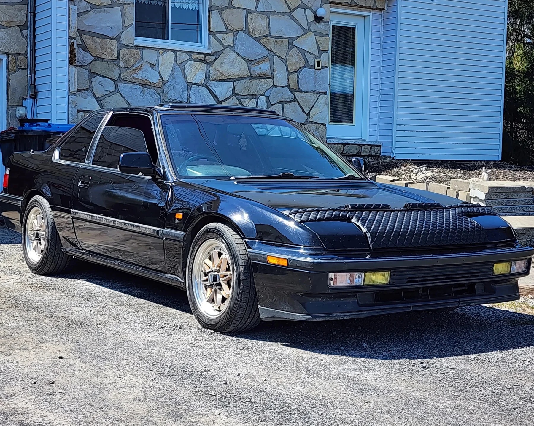 Image of Masterbra Steenslag Beschermer Zwart Vinyl Honda Prelude