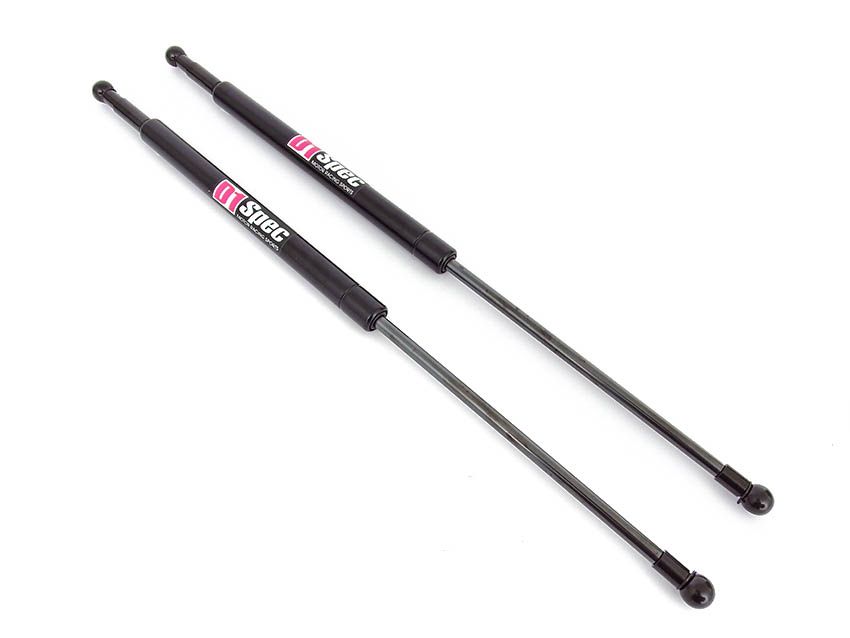 Image of D1 Spec Motorkapdempers Zwart Staal Honda Civic,CRX