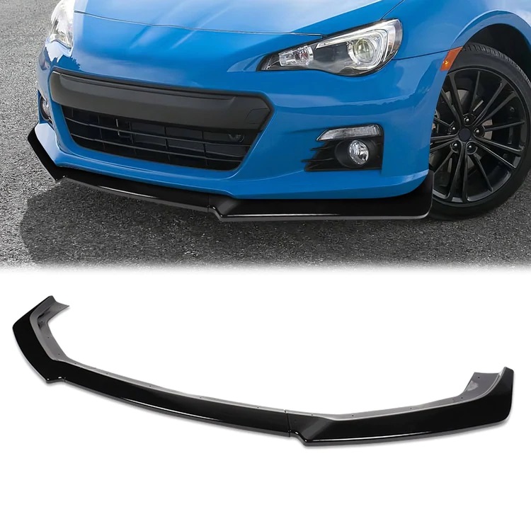 Image of SK-Import Voor Bumper Lip CS-Style Glanzend Zwart ABS Plastic Subaru BRZ Pre Facelift