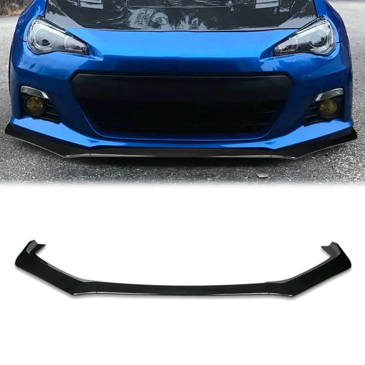 Image of SK-Import Voor Bumper Lip Glanzend Zwart ABS Plastic Subaru BRZ Pre Facelift