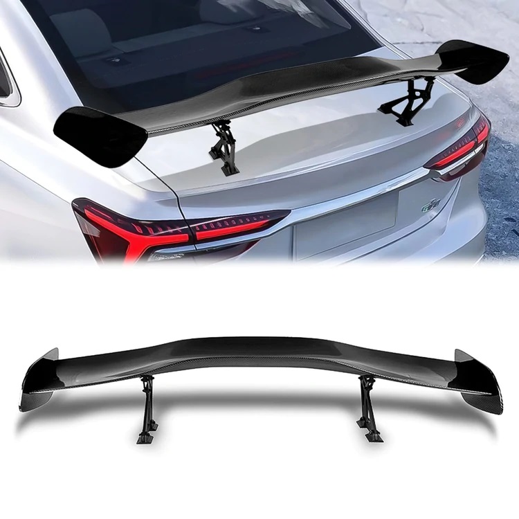 Image of SK-Import Achter Spoiler Type-1 GT Style Carbon Fiber Look ABS Plastic