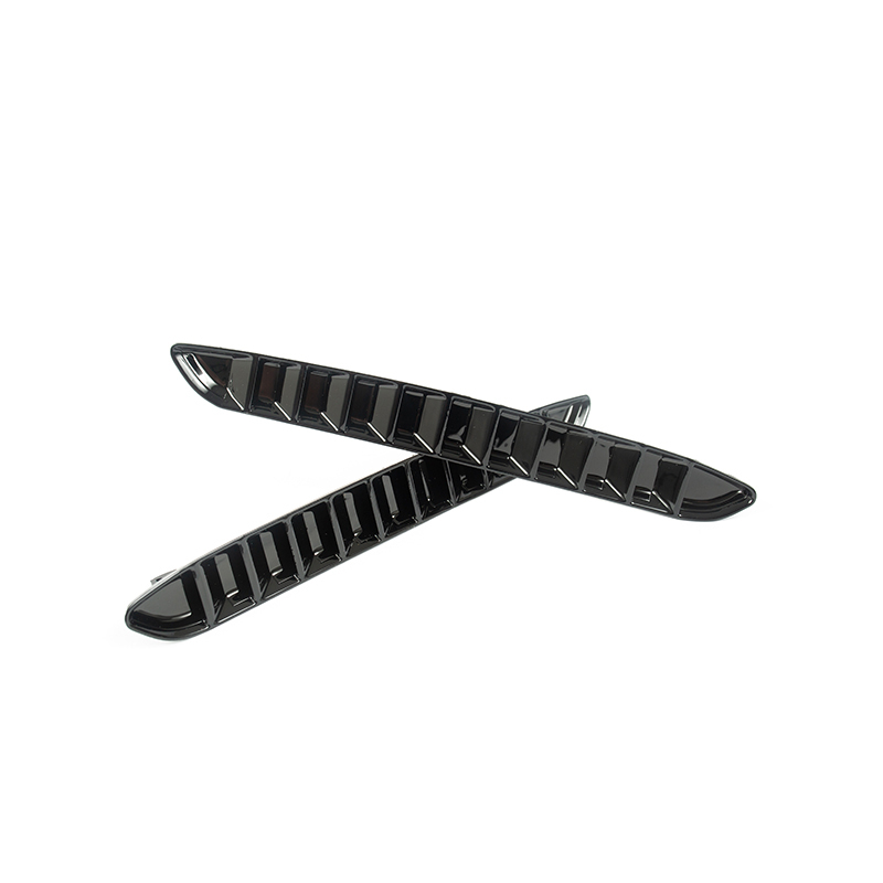 Image of Acexxon Achter Sleuf Reflector Horizontal Slat Style Glanzend Zwart Kunststof BMW 2-serie