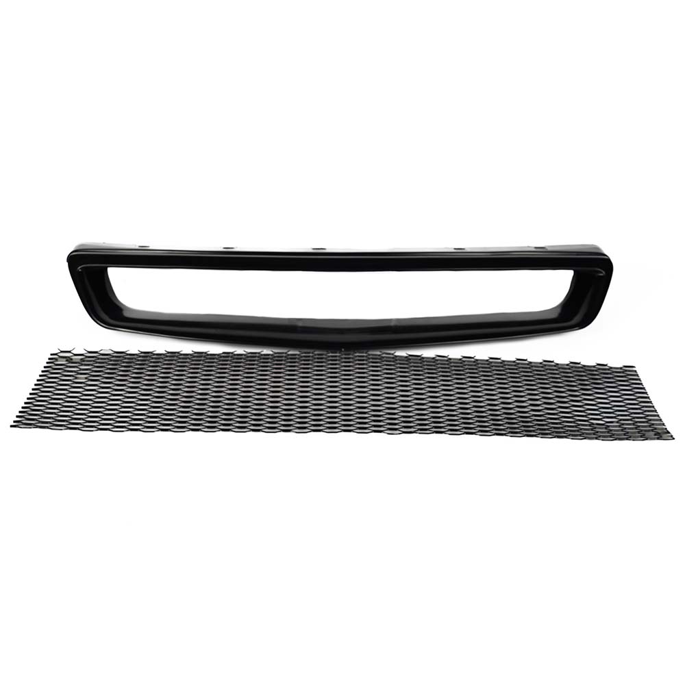 Image of ABS Dynamics Grill Type R Style Met Gaas Zwart ABS Plastic Honda Civic Facelift 1999-2001