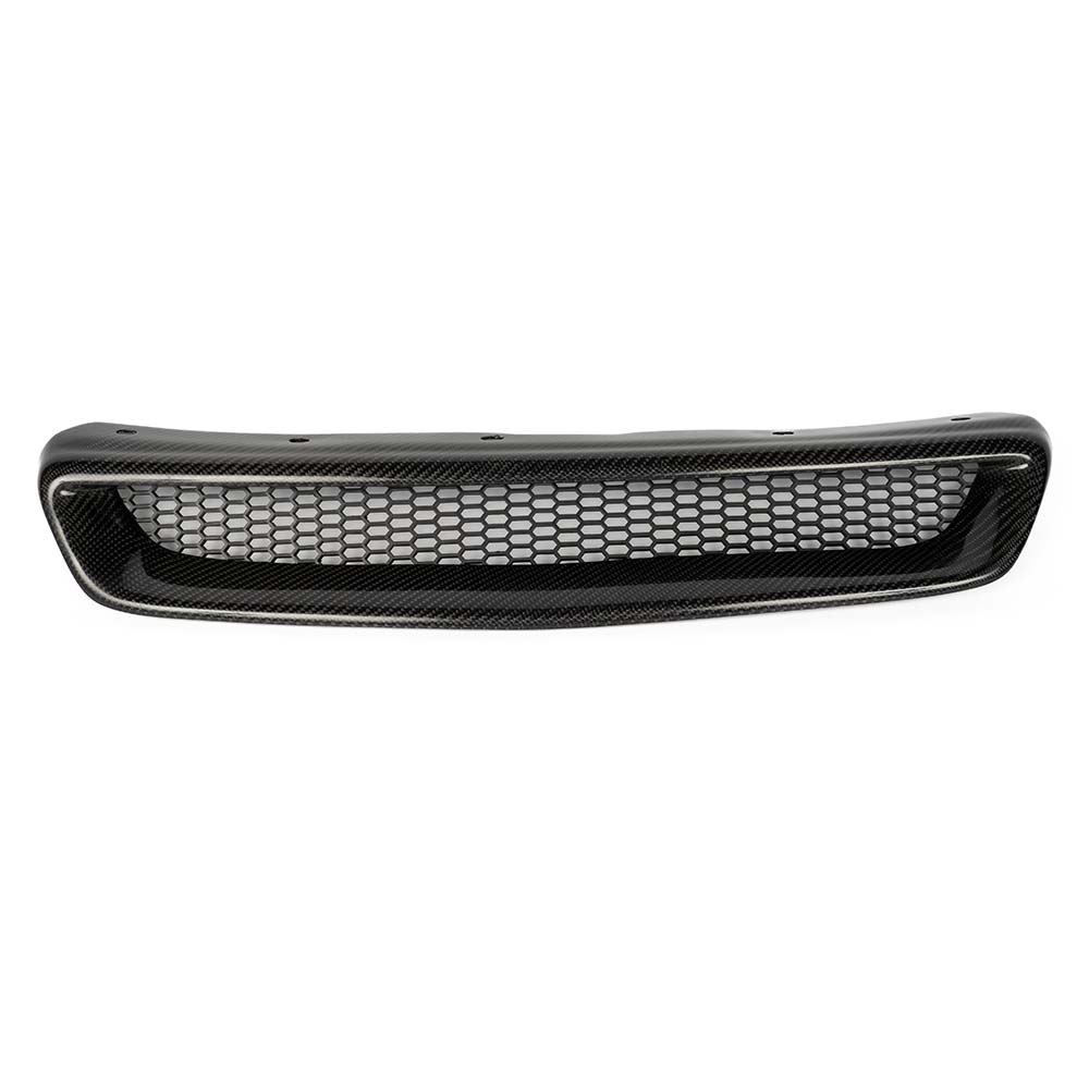 Image of CarbonWorks Grill Type R Style Carbon Honda Civic Pre-Facelift 1996-1998