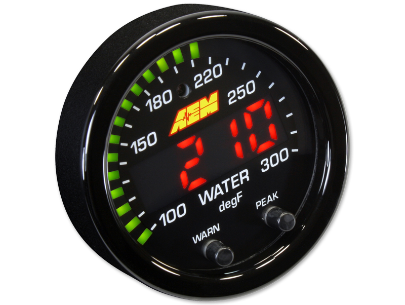 Image of AEM Meter 52mm Water Temperatuur