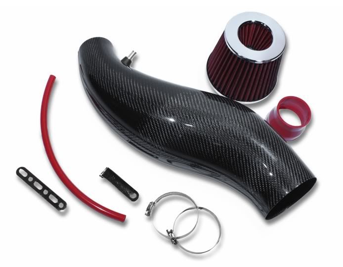 Image of SK-Import Short Lucht Inlaat Carbon Honda Civic,Del Sol