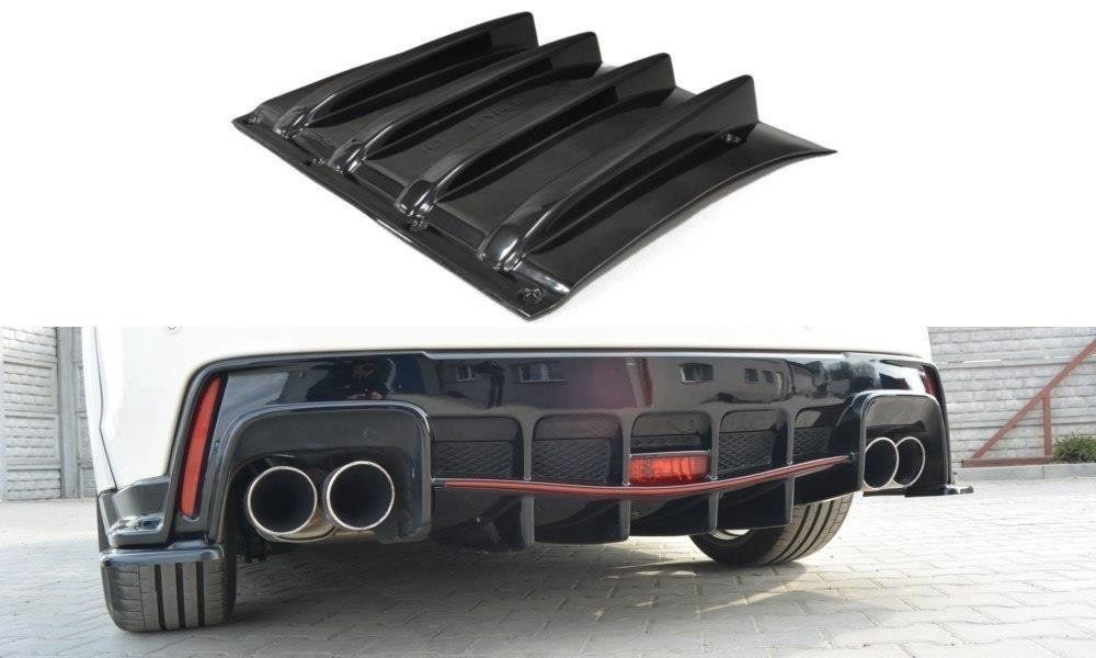 Image of Maxton Achter Diffuser Glanzend Zwart ABS Plastic Honda Civic