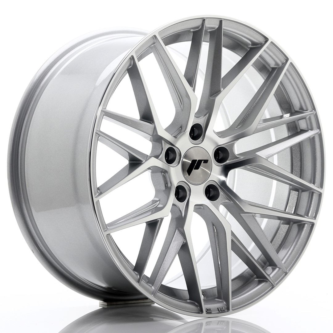 Image of JR-Wheels JR28 Velgen 19 Inch 9.5J ET40 5x112 Silver Machined Face