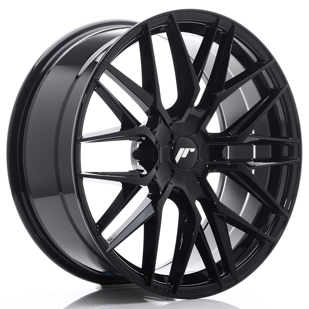 Image of JR-Wheels JR28 Velgen 20 Inch 8.5J ET20-40 Custom PCD Gloss Black