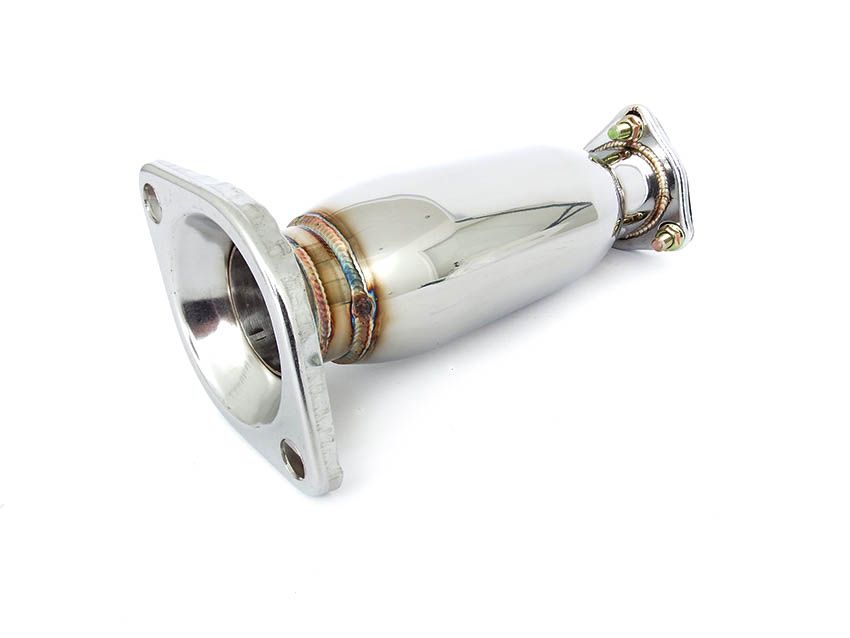 Image of SK-Import Gedempte Decat JDM Style 63.5mm Roestvrij Staal Honda Civic,Integra