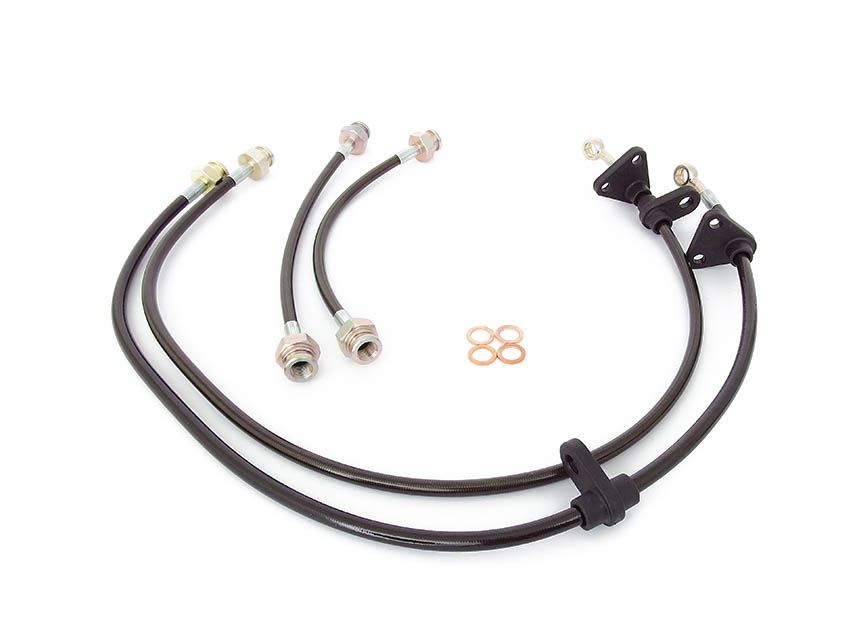 Image of Goodridge Voor en Achter Remleidingen Roestvrij Staal Honda Civic,CRX,Del Sol